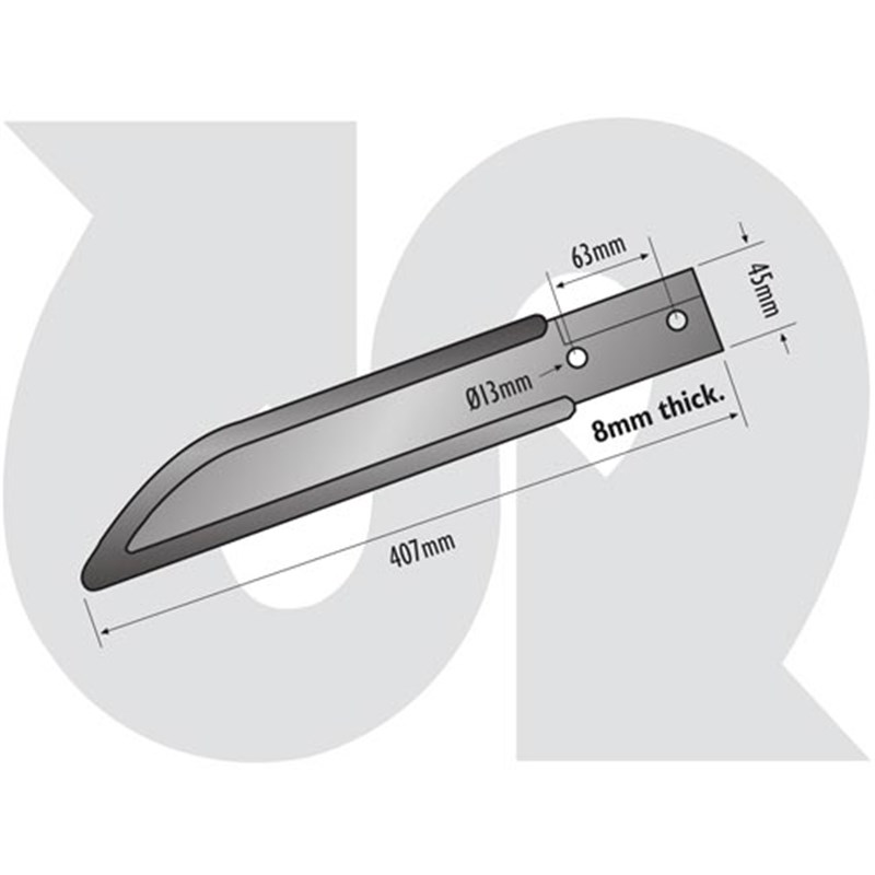 407mm (16
