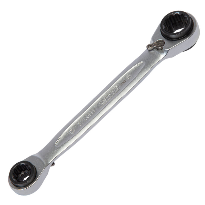 4 in 1 GEARplus Reversing Double Ratchet Ring Spanner, 8x10+12x13mm