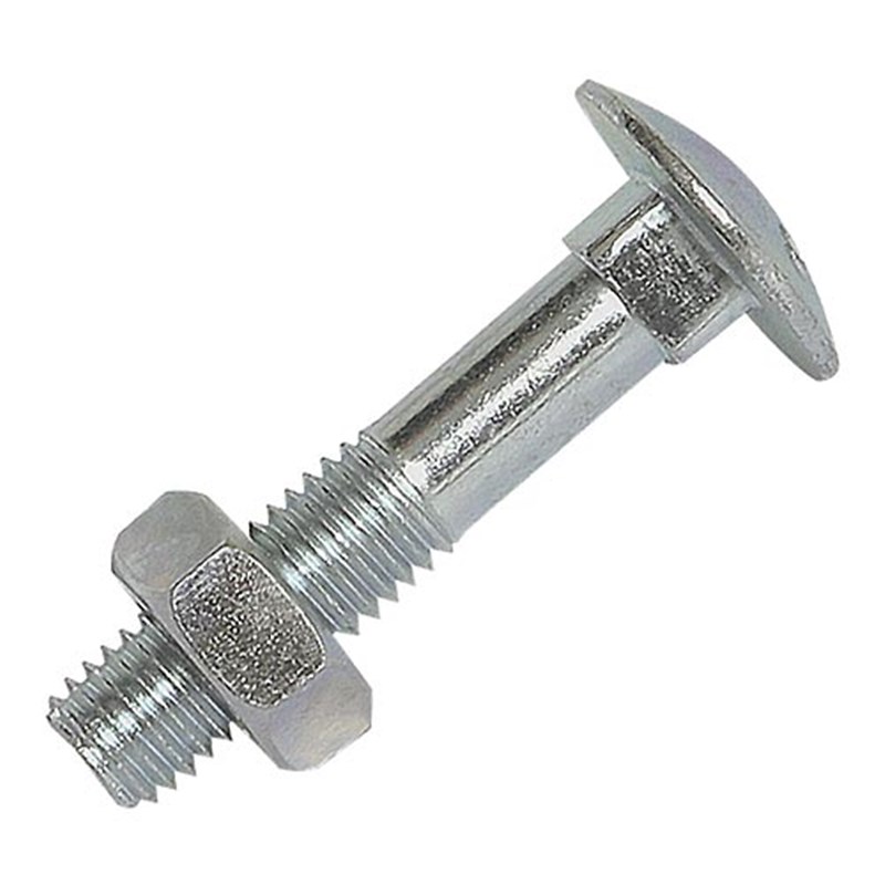 M12 x 150mm HT Coach Bolt & Nut