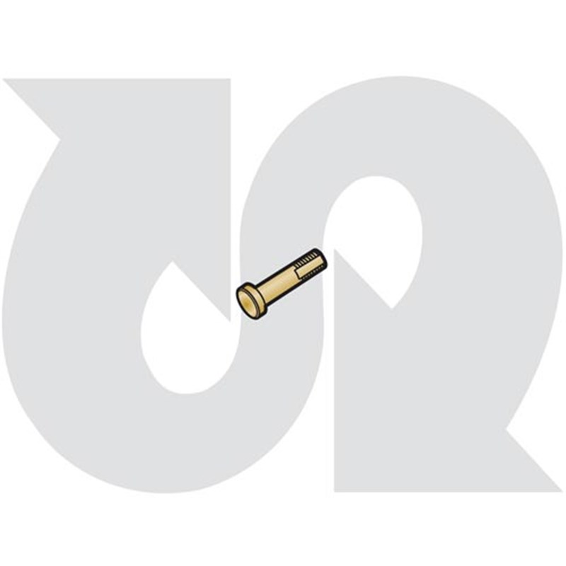 Deflector bolt.