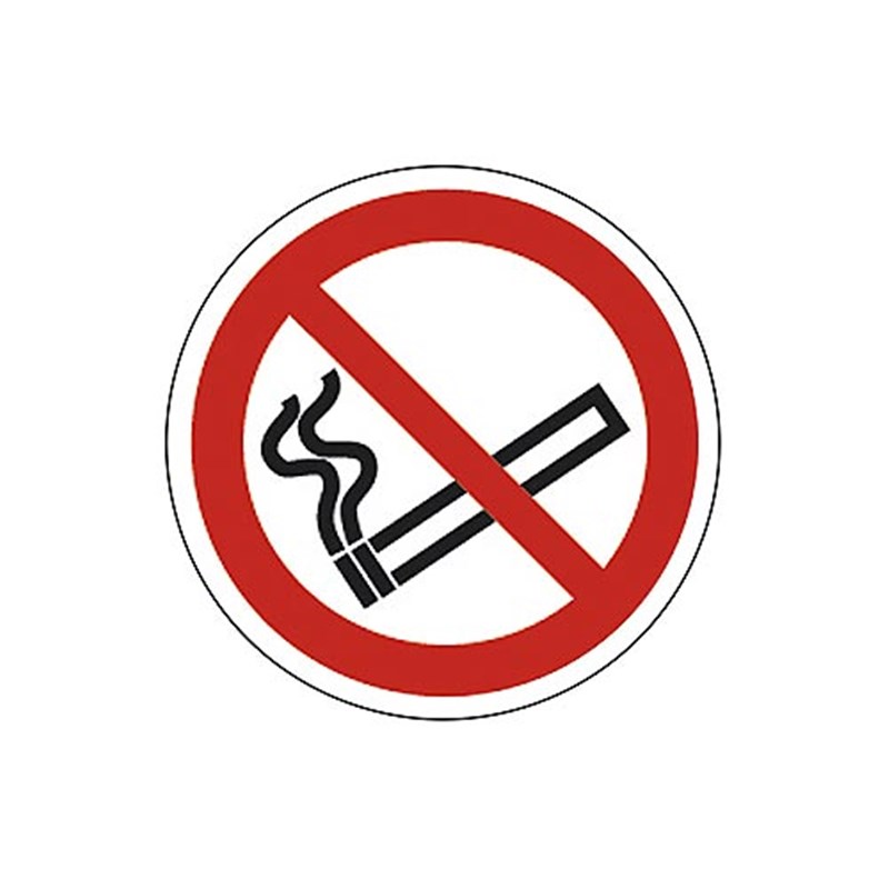 No Smoking Sign 75 x 75 x 1mm