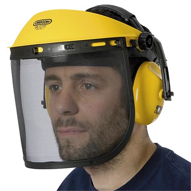 Oregon Mesh Visor and Ear Defenders