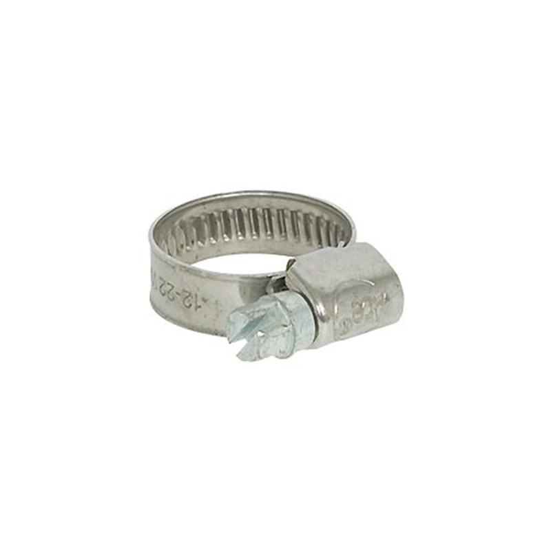 12 – 22mm Stainless Steel Hose Clips (pk 10)