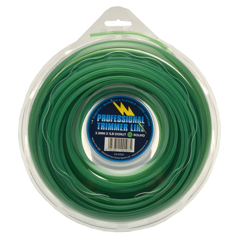 NYLON LINE - 3.3MM ROUND 1LB DONUT  45M