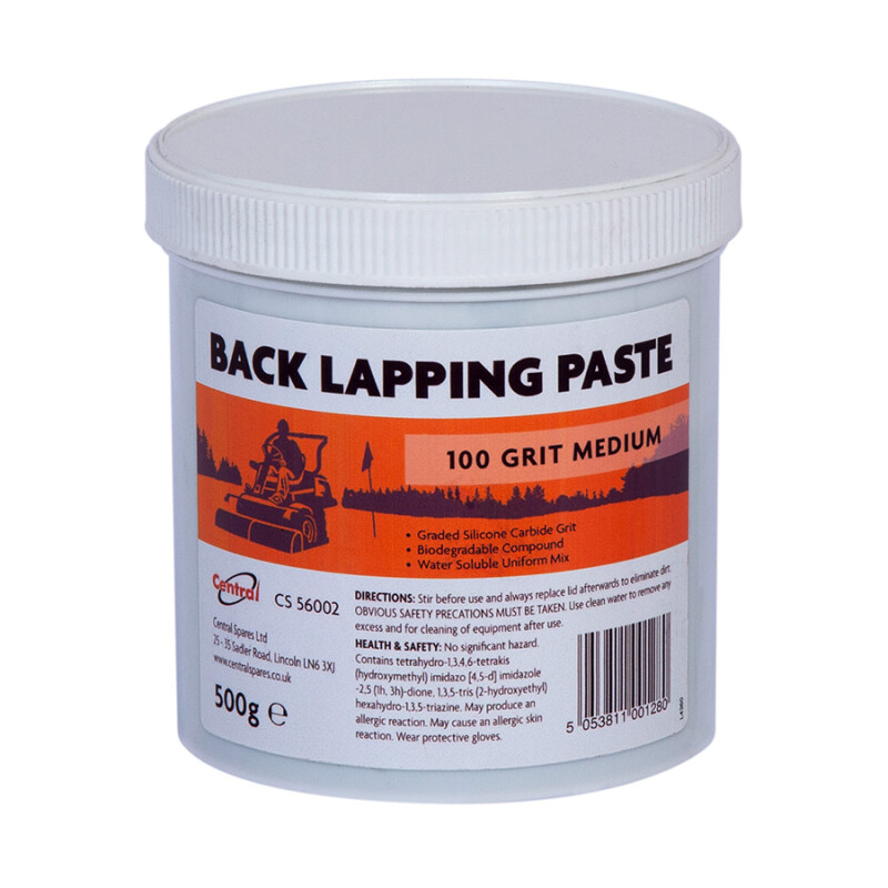 BACK LAPPING PASTE  100 GRIT FINE   500g Tub